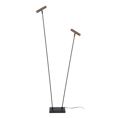 Lucide DUARTE - Floor lamp - 2xG9 - Coffee - Vibes